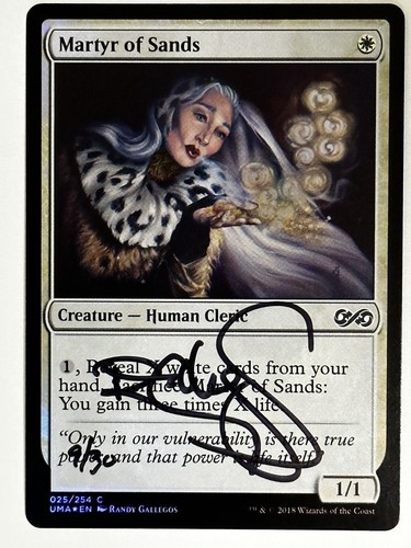 Mtg magic martyr sands - mtg,