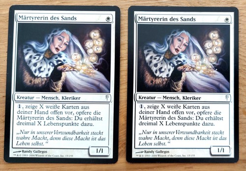 Mtg magic martire della - magic:, x
