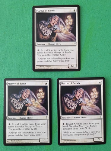 Mtg martyr sands - of, cards